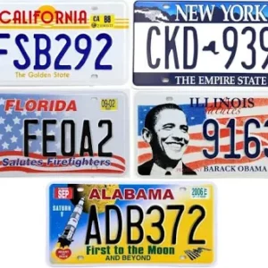 Matriculas americanas